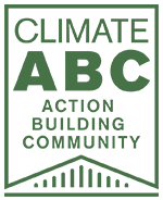 TEXT: "Climate ABC: Action, Building, Community"