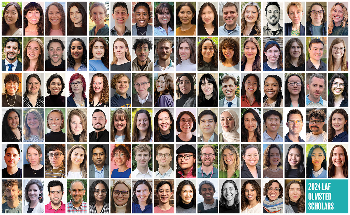 Announcing the 2024 LAF Olmsted Scholars | Landscape Architecture ...