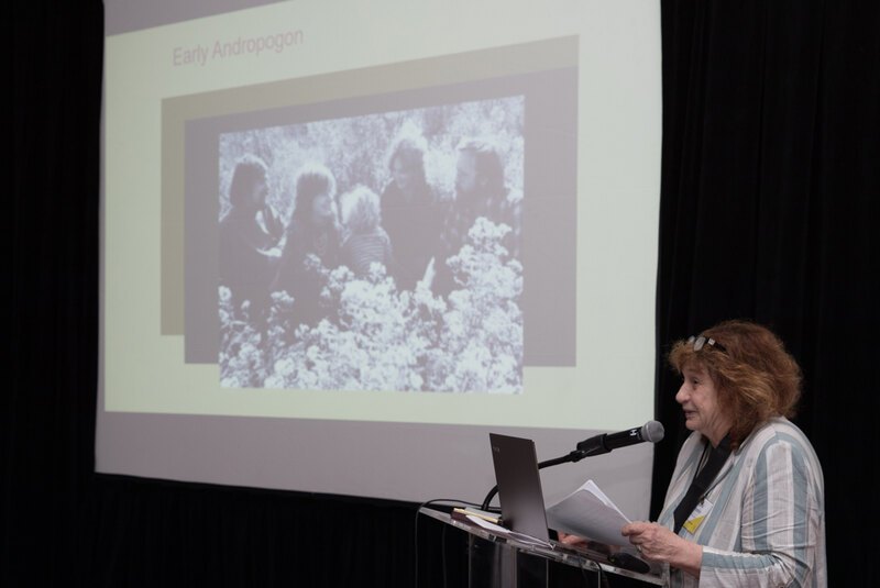 Carol Franklin accepts the 2018 LAF Medal