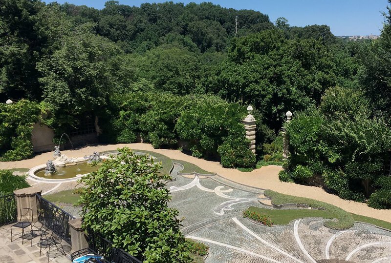 The Pebble Garden at Dumbarton Oaks