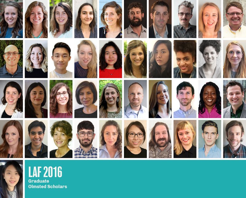 2016 graduate LAF Olmsted Scholars