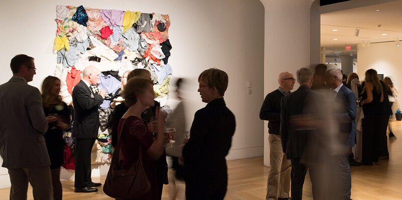 2018 LAF Annual Benefit attendees and art