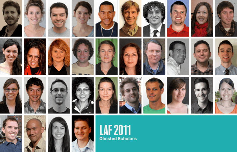 The 2011 LAF Olmsted Scholars