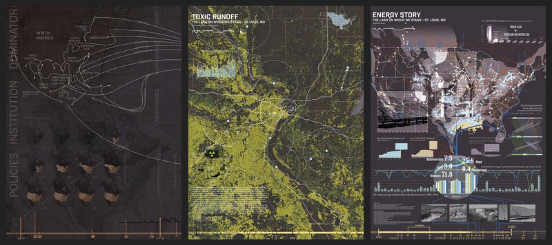 Student mappings of St. Louis for the Green New Deal Superstudio