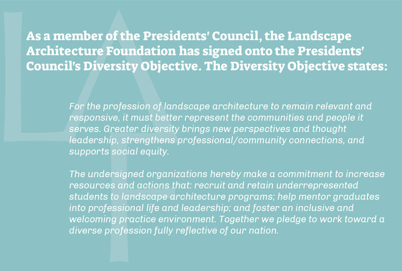 President's Council Diversity Objective excerpt