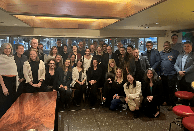 The LAF Board of Directors gathers for a photo.