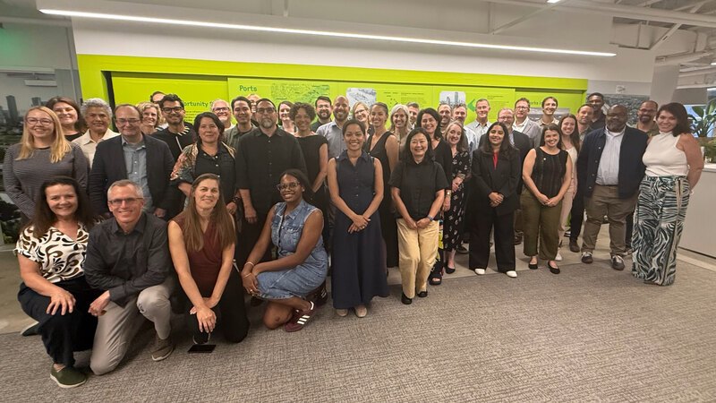 group photo of LAF Board and staff