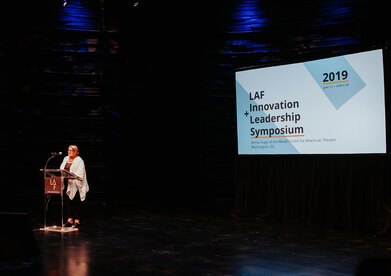 LAF President Stephanie Rolley opens the 2019 LAF Innovation + Leadership Symposium