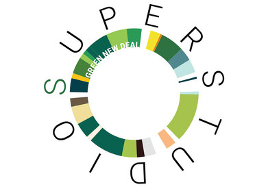Logo for the Green New Deal Superstudio