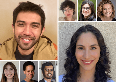 Headshots of the 2 LAF Olmsted Scholar winners and 6 Finalists