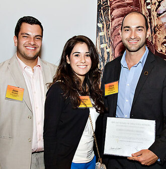 Three students-LAF Olmsted Scholars