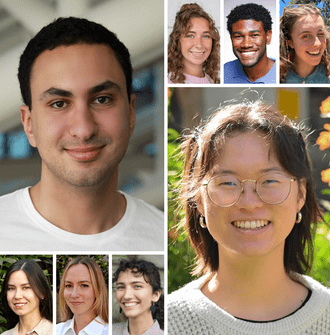 Headshots of the 2 LAF National Olmsted Scholar winners and 6 finalists