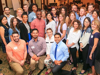 A group of LAF Olmsted Scholars