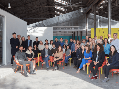 The Studio-MLA team poses for a group photo in their office