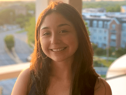 Javiera Diaz-Ortiz smiles