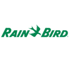 Rain Bird logo - green text with bird shape between words
