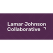 Logo of Lamar Johnson Collaborative: white text on a purple textured background