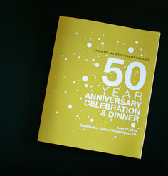 A program from LAF's 50th anniversary celebration