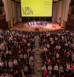 The audience at LAF's 2016 Summit on Landscape Architecture and the Future