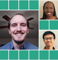 Headshots of the 3 inaugural Zwier/Permaloc scholarhip winners