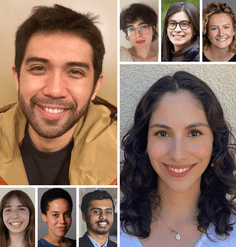 Headshots of the 2 LAF Olmsted Scholar winners and 6 Finalists