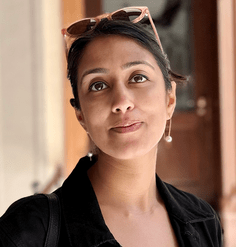 Khyati Saraf smiles
