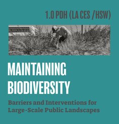 square graphic with type: Maintaining biodiversity