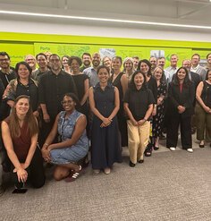 group photo of LAF Board and staff